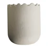 Flowery väggkruka 19 cm, Creme