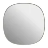 Framed spegel, Grey-clear, 40x40 cm