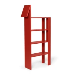 Giraffe bokhylla 69x140 cm, Poppy Red