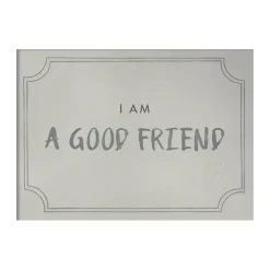 Good friend diploma poster 21x30 cm, Dusty mint