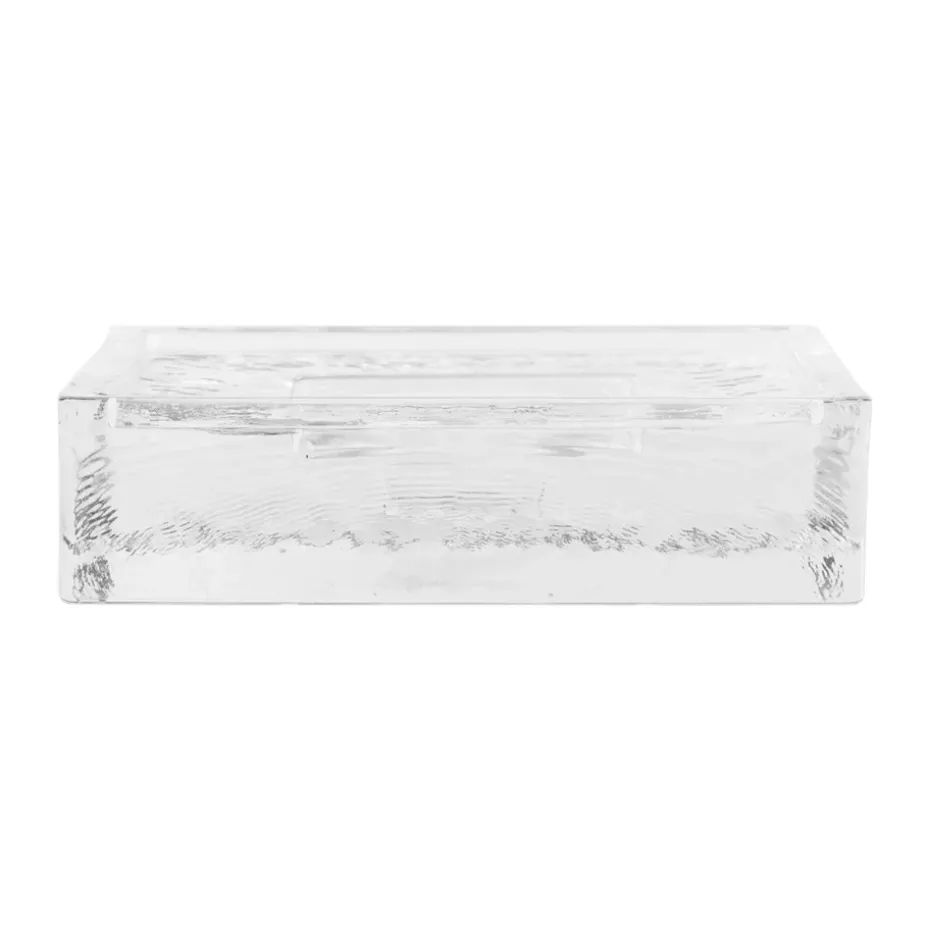 Gradia ljusstake square 16x16 cm, Clear