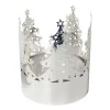 Gran ljuslykta medium, Silver