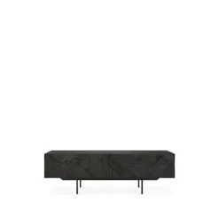 Graphic mediabänk, Black 162 cm