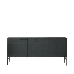 Grid sideboard, black
