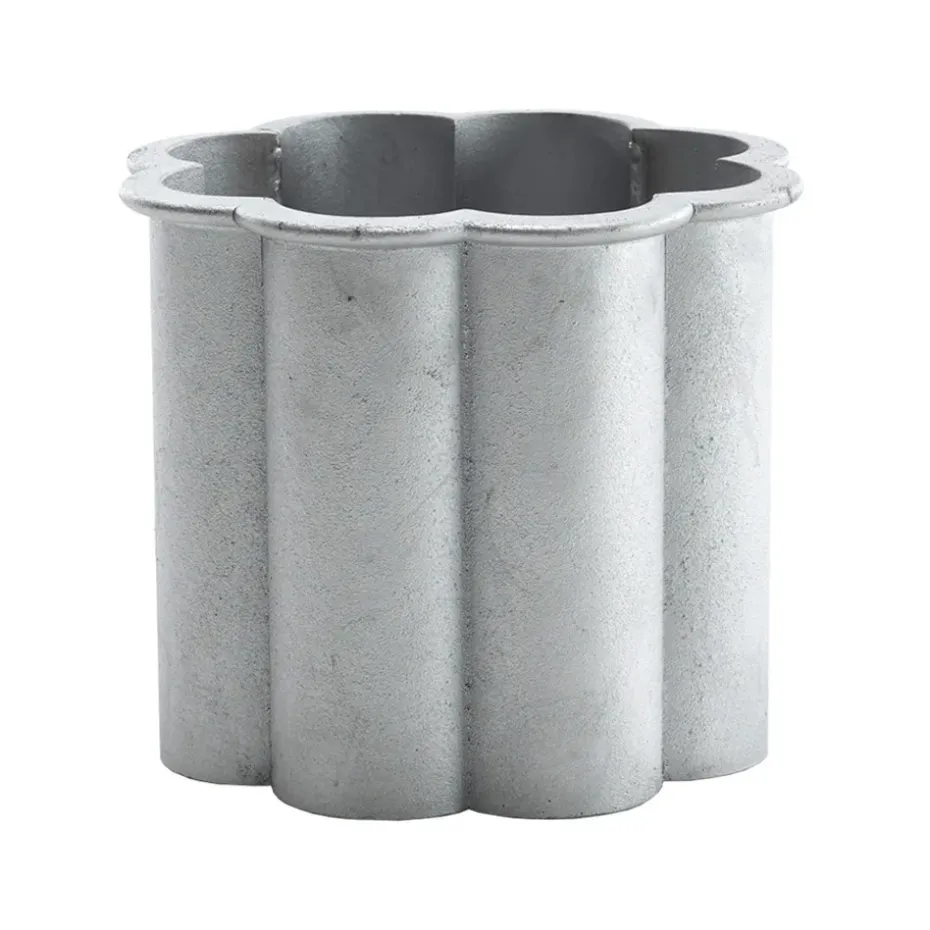 Gråsippa kruka, Aluminium sandgjuten, no. 3 Ø62 cm