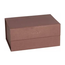Hako förvaringslåda A5, Dark caramel