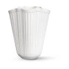 Hammershøi vas unfold, Vit, 16,5 cm