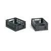 HAY Colour Crate Mini 13x17 cm 2-pack, Charcoal