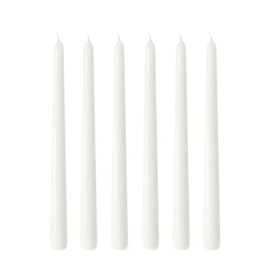 Herrgårdsljus 30 cm 6-pack, Pärlvit glans
