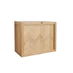 Herringbone skoskåp, Ek