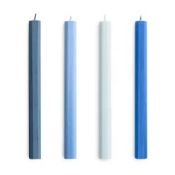 Hexagon Candle ljus mix 4-pack, Blues