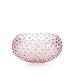 Hobnail Tapas skål 23 cm, Rosa
