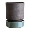 Hoff kruka, Ø14 cm, Raw Grey-Misty Blue