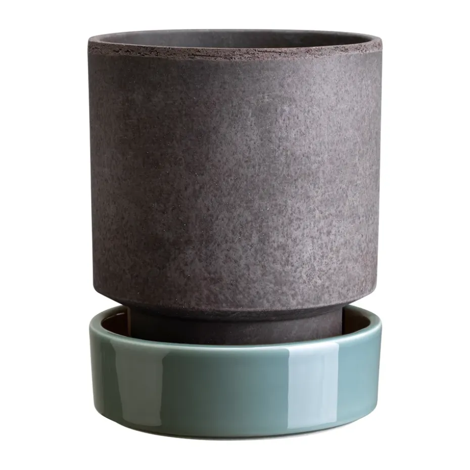 Hoff kruka, Ø18 cm, Raw Grey-Misty Blue