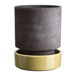 Hoff kruka, Ø18 cm, Raw Grey-Pale Yellow