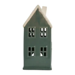 Hollia dekorationshus 29 cm, Dark green
