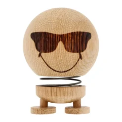 Hoptimist Smiley Cool M figur, Raw oak