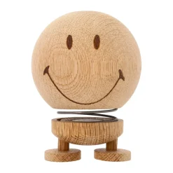 Hoptimist Smiley M figur, Raw oak