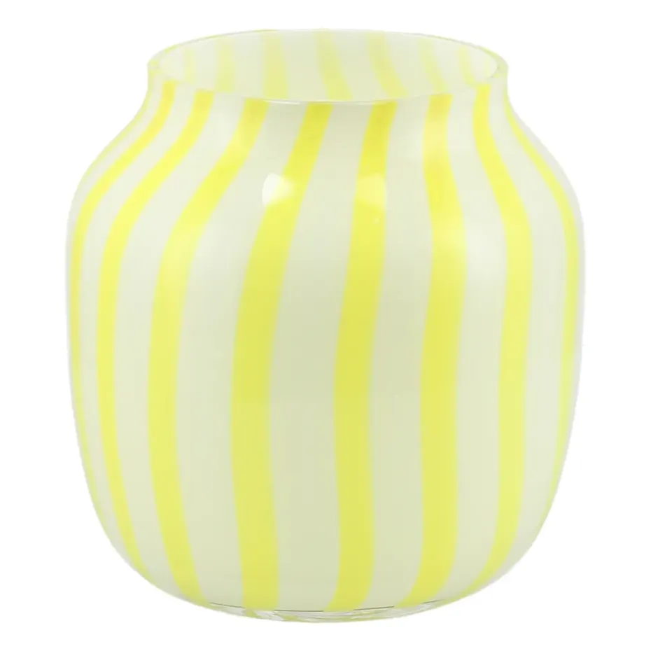 Juice Wide vas 22 cm, Yellow