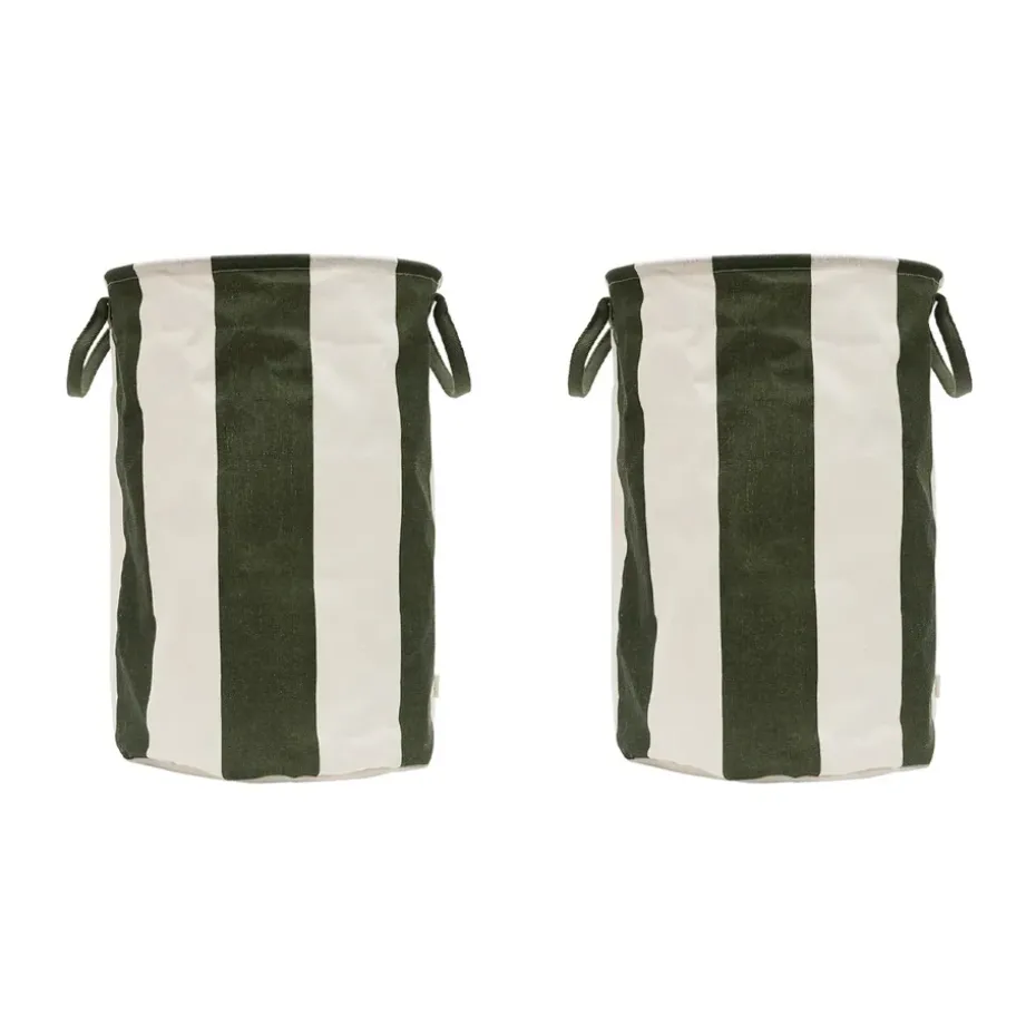 Kara förvaringskorg large Ø38x54 cm, Dark Green