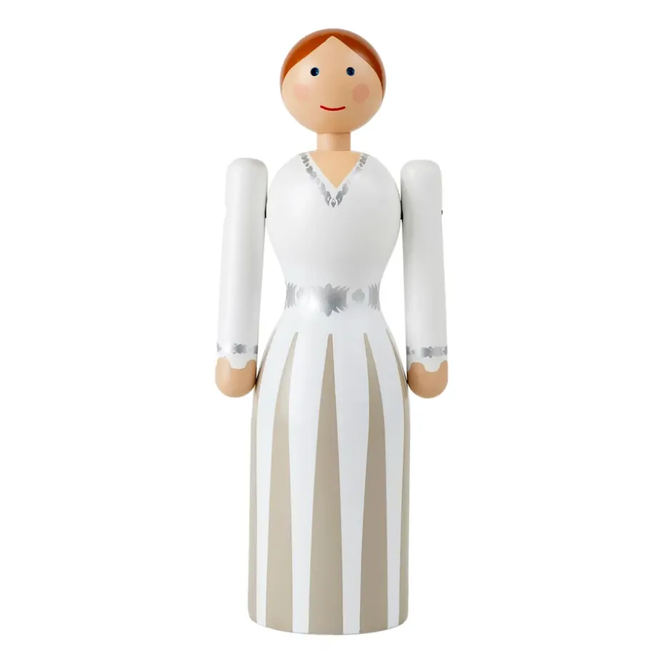 Kay Bojesen brud, Vit, 17 cm