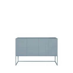 Kilt Light 137 sideboard, nordic blue, 2 dörrar, 2 lådor