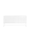 Kilt Light 180 sideboard, white, 4 dörrar