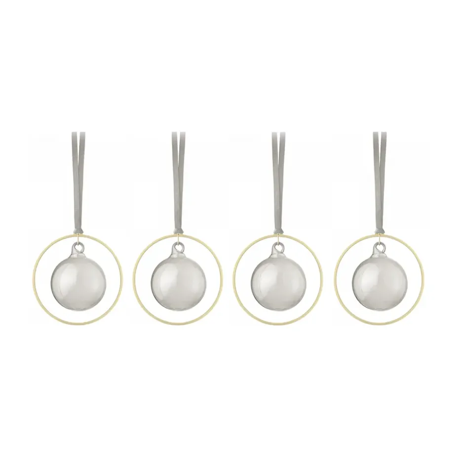KITAI julgranskula 8,5 cm 4-pack, Smoke