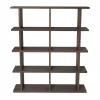 Kona bokhylla 2x4, Dark stained