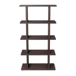 Kona bokhylla 1x4, Dark stained