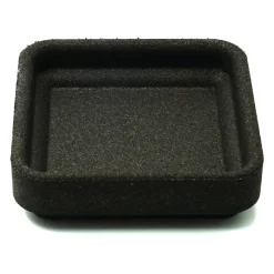 Korkskål till fyran ljusstake 16x16 cm, Svart