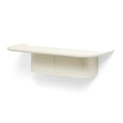 Korpus 4 hook vägghylla M, Cream