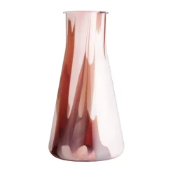 Lab erlenmeyer vas 30,5 cm, Röd-vit-rosa