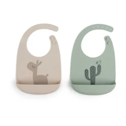 Lalee haklapp 2-pack, Sand-green