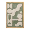 Longton väggdekoration 45x65 cm, Green