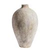 Luna kruka 80 cm, Grå-terracotta
