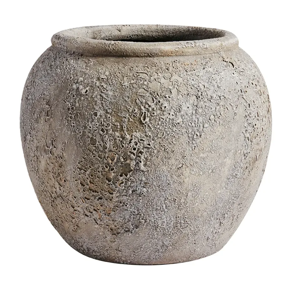 Luna kruka h25 cm Ø29 cm, Grå