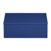 Lux lackad förvaringslåda 19x19x7 cm, Ultramarin