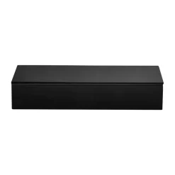 Lux lackad förvaringslåda 38x19x7 cm, Black