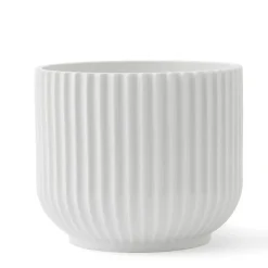 Lyngby blomkruka vit, Ø18,9 cm