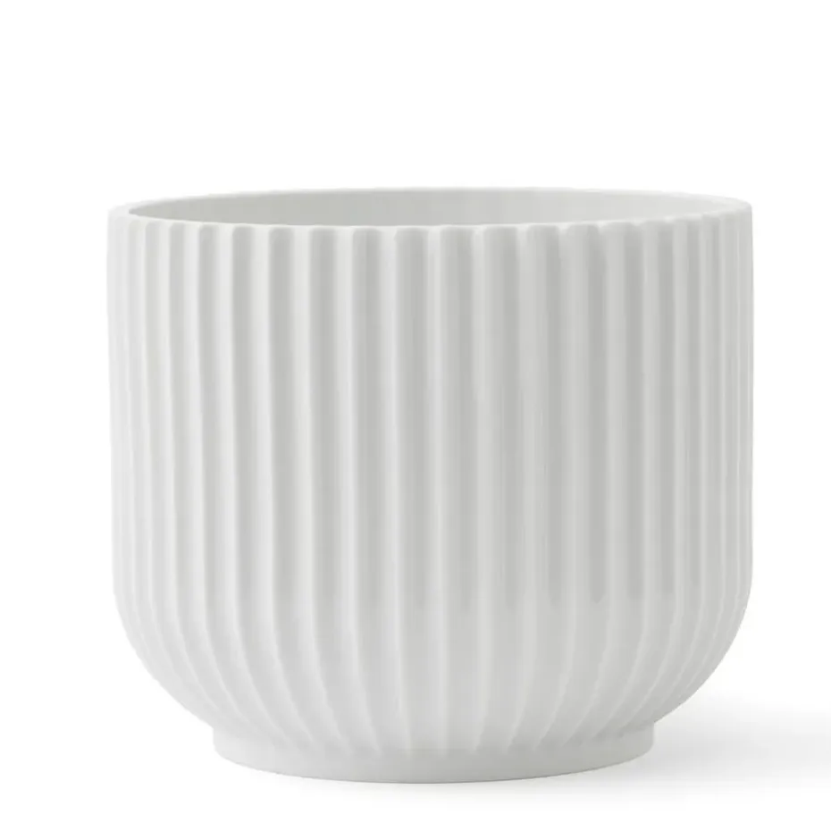 Lyngby blomkruka vit, Ø18,9 cm
