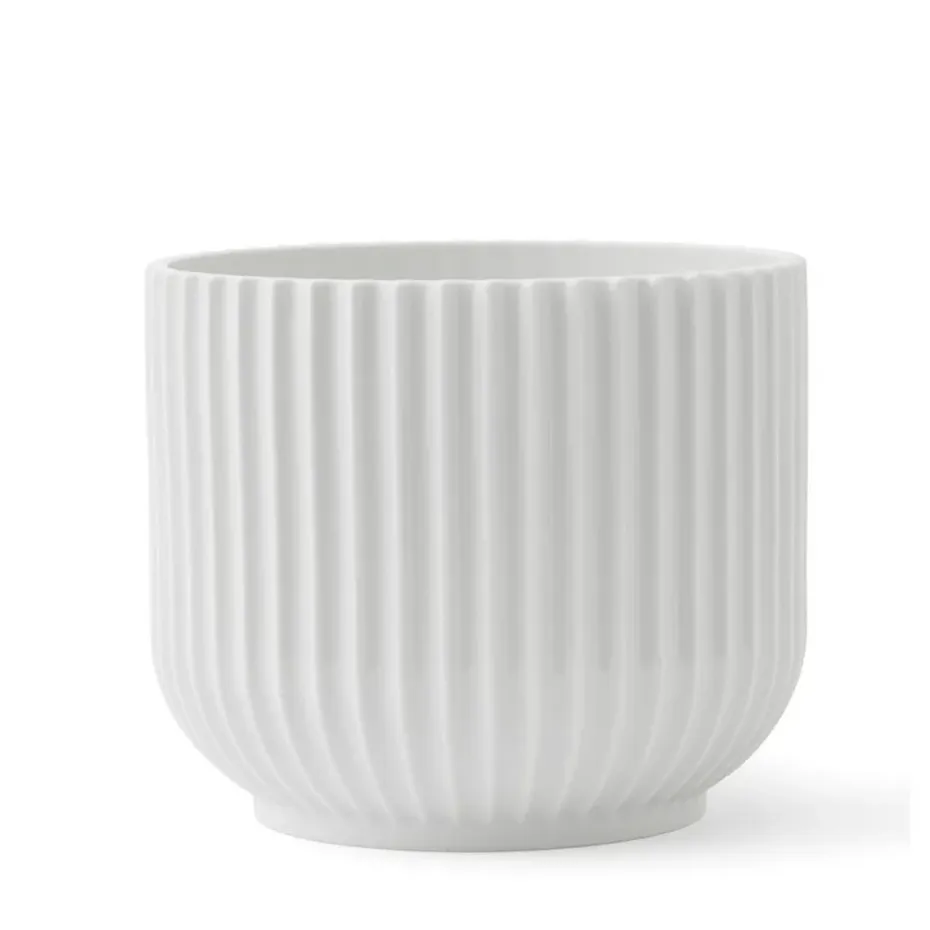 Lyngby blomkruka vit, Ø14,5 cm