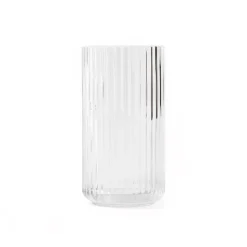 Lyngby vas glas klar, 20 cm