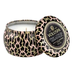 Maison Noir Mini Tin doftljus 25 timmar, Pink Citron Grapefruit