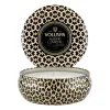 Maison Noir 3-wick Tin doftljus 40 timmar, Ambre Lumiere