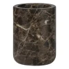 Marble tandborsthållare 10 cm, Brun
