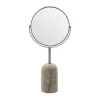 Marble tvåsidig spegel, Beige