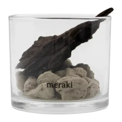 Meraki doftspridare lavasten och trä, Svart