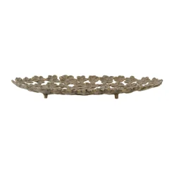 Micha dekorationsbricka 25x43,5 cm, Guld