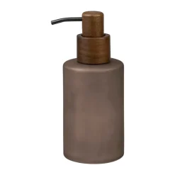 Modest tvålpump hög, Walnut